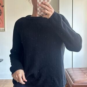 Jenni kayne sweater cotton fisherman